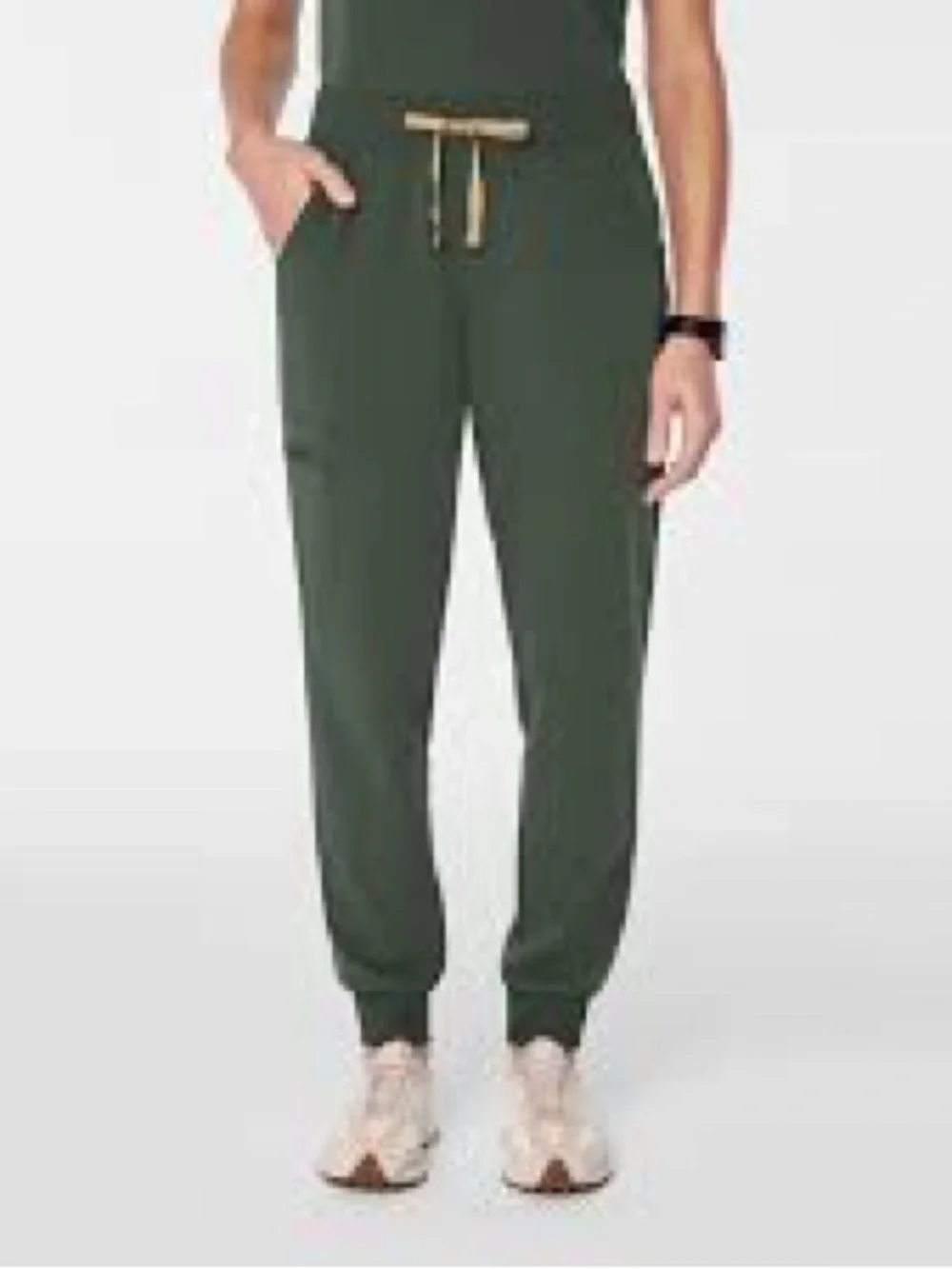 Figs Zamora moss green Jogger scrub pants - Picture 2 of 7